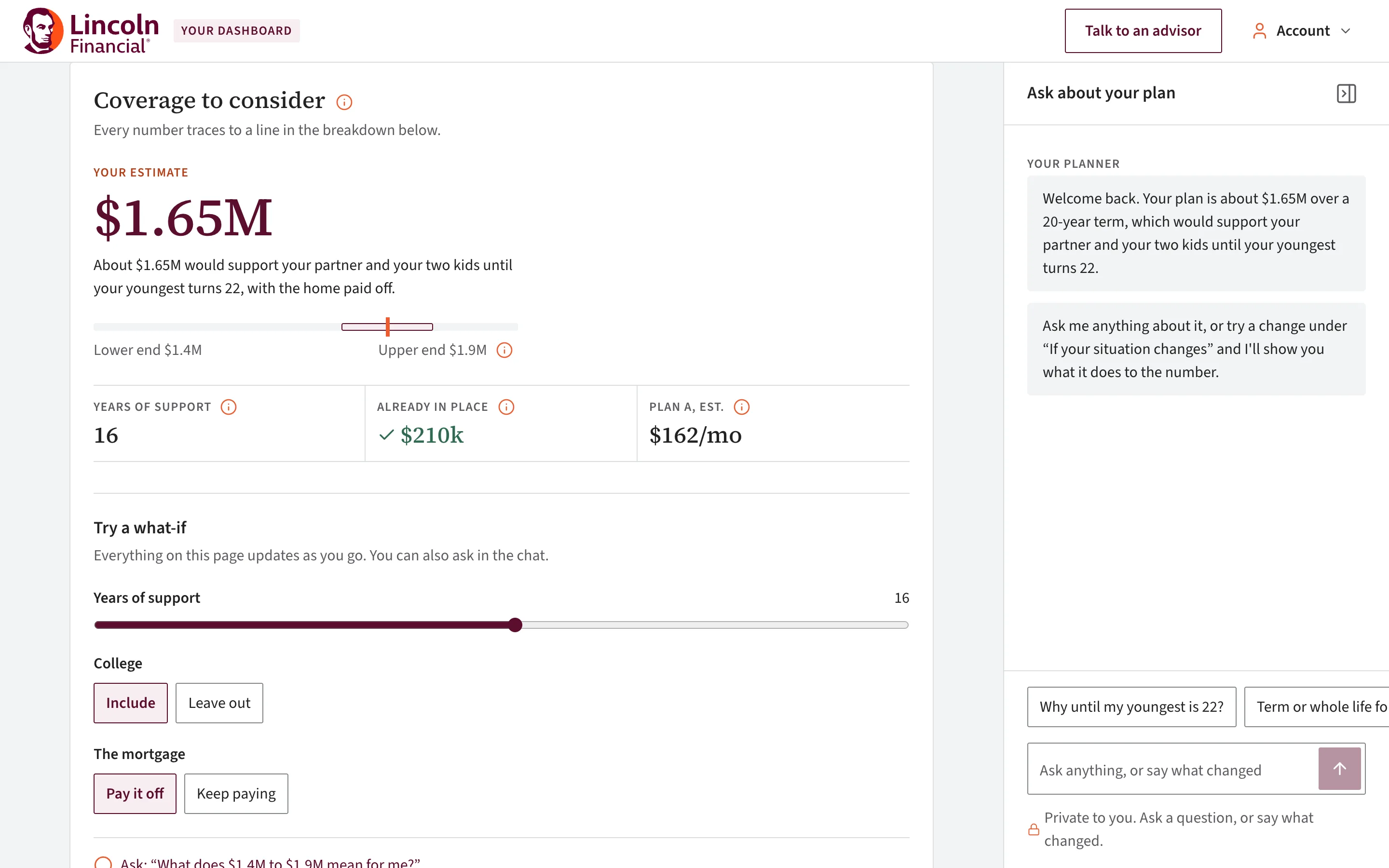 Save it, and come back to a dashboard
